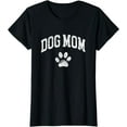 thumbnail image 1 of Dog Mom - Vintage Distressed Design - Funny Dog Paw T-Shirt, 1 of 3