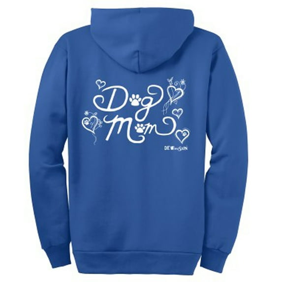 Dog Mom Women's Full Zip Hoodie, Jacket Dog Momma