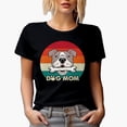 thumbnail image 1 of Dog Mom with a Pitbull, Black T-Shirt, Large, 1 of 5