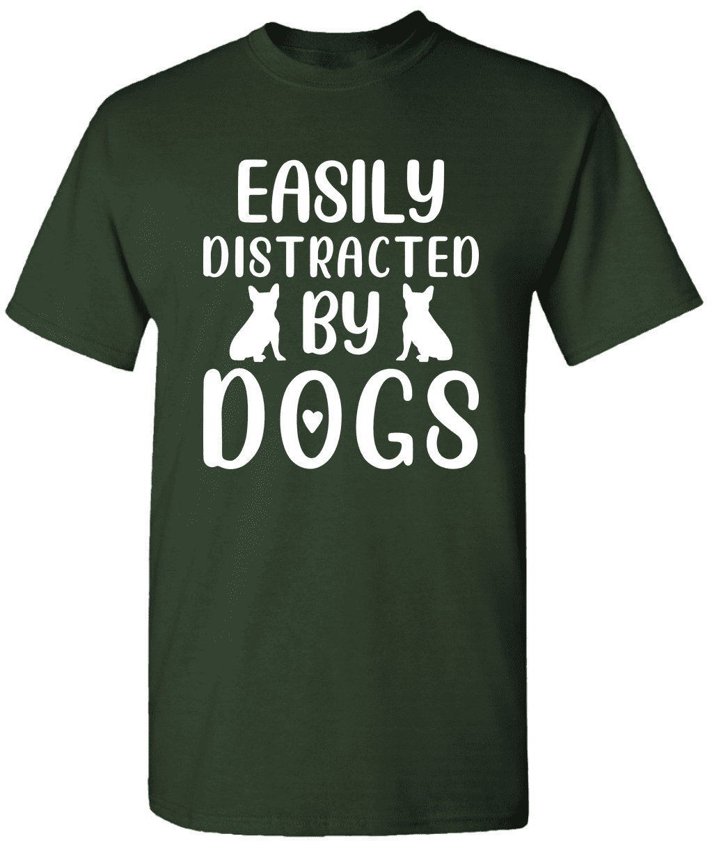 Graphic Dog Tees Funny Dog TShirt Short Sleeve Cotton Dog TShirt