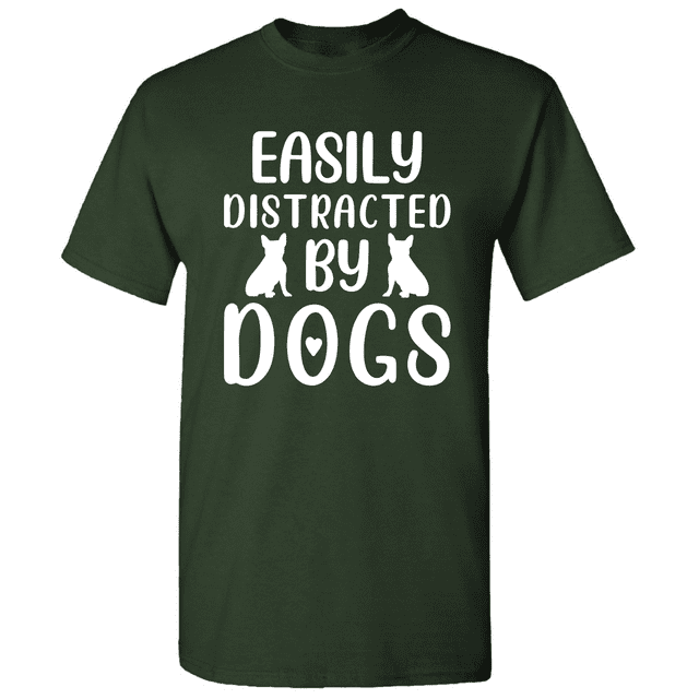 Graphic Dog Tees Funny Dog TShirt Short Sleeve Cotton Dog TShirt