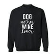 thumbnail image 1 of Dog Mother Wine Lover Crewneck Sweatshirt, 1 of 3