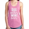 thumbnail image 1 of Dog Mother Wine Lover Racerback Tank, 1 of 3