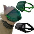 thumbnail image 1 of Dog Muzzle Adjustable Buckle Breathable Mesh MouthGuard Anti-biting Anti-barking Anti Mistake Eating Pet Muzzle for Medium Large Dogs Walks, 1 of 7