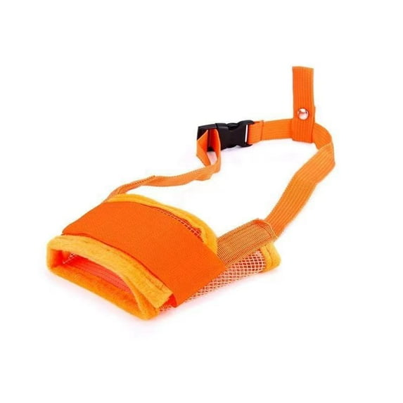 Dog Muzzle, Adjustable Pets Muzzle Mesh Breathable Nylon Soft Muzzle Anti-Biting Barking Mouth Cover for Small Medium Large Extra Dog