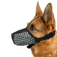 thumbnail image 1 of Dog Muzzle,Air Mesh Breathable Muzzle for Medium Large Sized Dogs to Anti&Prevent Biting Barking Chewing,Soft Muzzle XXL, 1 of 8