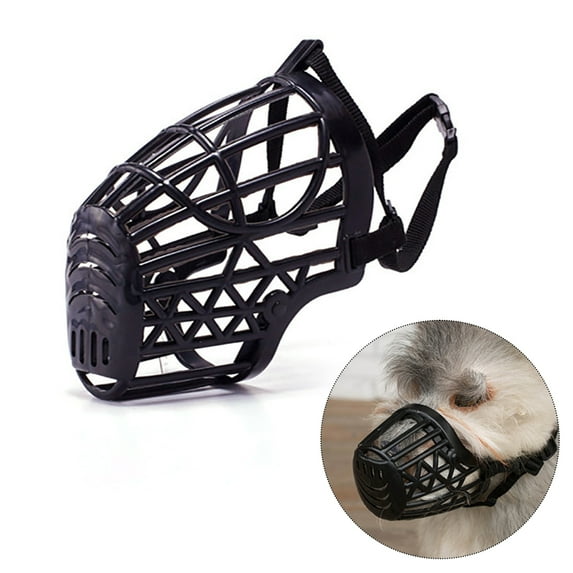 Laklulu Dog Muzzle, Basket Cage Muzzle for Small, Medium, Large Dogs to Stop Barking, Biting and Chewing
