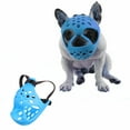 thumbnail image 1 of Dog Muzzle Breathable Anti Bite Anti Eating Short Snout Soft Rubber Safety Training Muzzle Adjustable Comfortable Walking Grooming Bark Control Pet Mask for Small Medium Dogs, 1 of 6