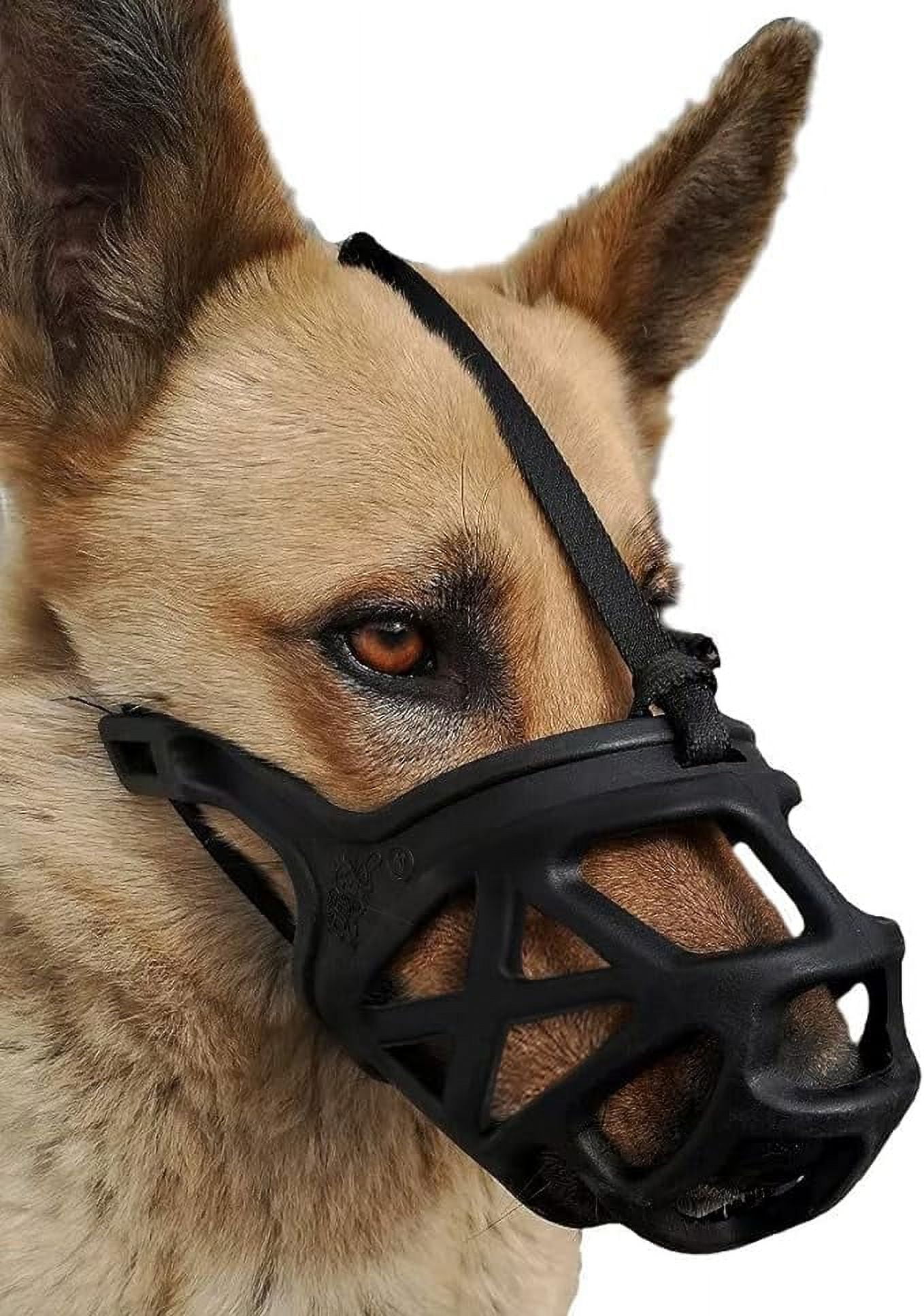 Dog Muzzle Breathable Basket Muzzles for Small Medium Large and X Large Dogs Stop Biting Barking and Chewing Best for Aggressive Dogs X Small Black Walmart