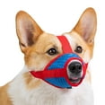 Dog Muzzle, Mesh Muzzle STF9 for Small Medium Large Dogs, Soft Dog