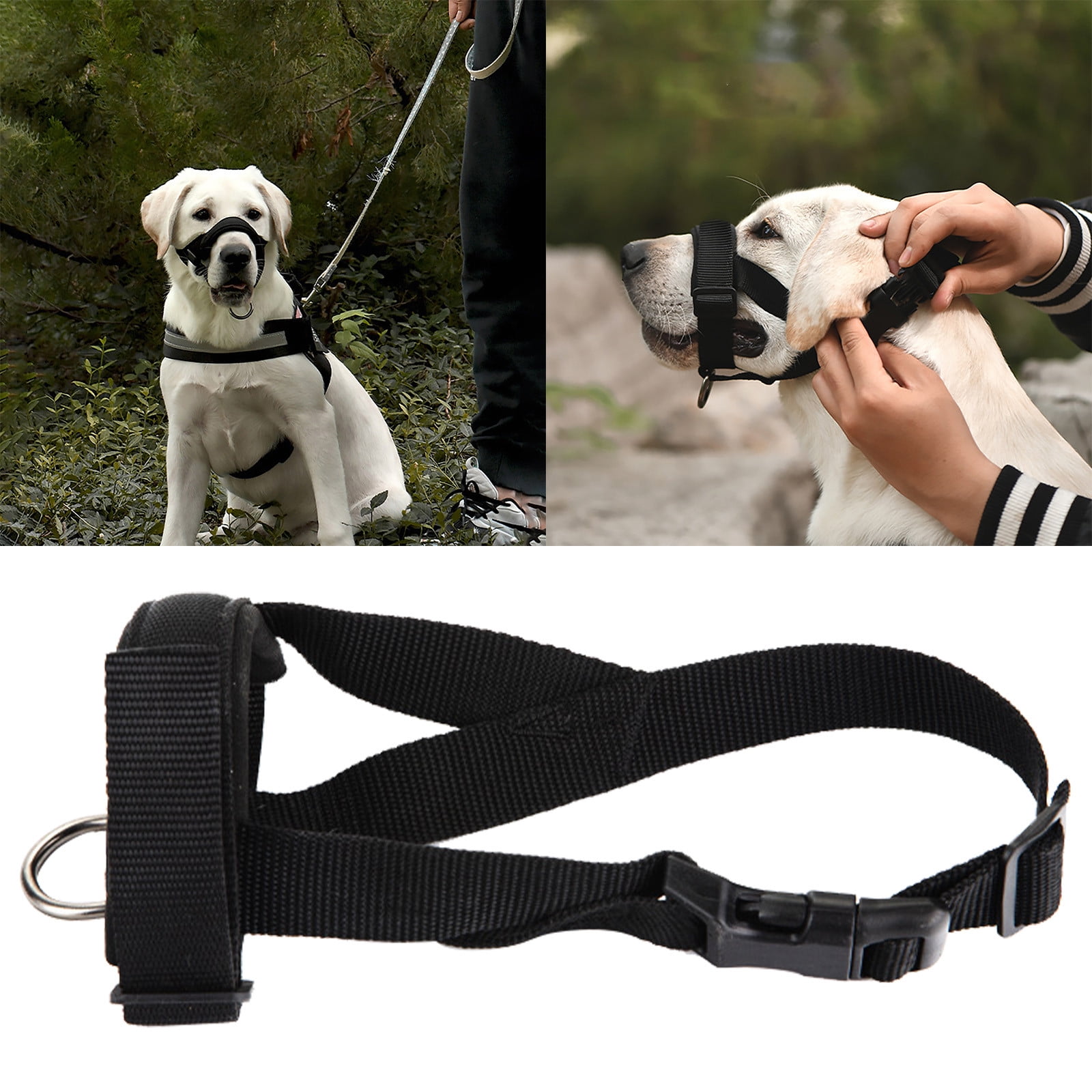 Dog Muzzle Nylon Dog Muzzlemask Antibiting Antidisorderly Eating