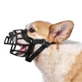 thumbnail image 1 of Dog Muzzle Perfect for Large Dogs, Prevents Chewing and Biting, Basket Allows Panting and Drinking-Comfortable, Humane, Adjustable, Lightweight, Durable(XXL), 1 of 8