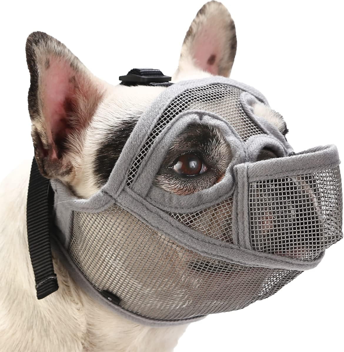Dog Muzzle Short Snout Dog Muzzle for English Bulldog Mesh Dog Muzzle with Tongue Out Design Flat Face Dog Muzzle for Biting Chewing Grooming Walmart