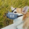 thumbnail image 1 of Dog Muzzle for Small and Medium Dogs, Soft Silicone Basket Muzzle for No Barking No Biting and No Chewing, Breathable Adjustable Dog Mask with Open Bottom for Drinking, 1 of 6