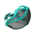 thumbnail image 1 of Dog Muzzle, Soft Mesh Covered Muzzles for Small Medium Large Dogs, Poisoned Bait Protection Muzzle with Adjustable Straps, Prevent Biting Chewing and Licking, 1 of 19