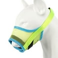 thumbnail image 1 of Dog Muzzle, Soft Mesh Muzzles for Small Medium Large Dogs, Breathable Dog Mouth Guard for Biting Chewing Grooming, Allow Panting Drinking(Fluorescent yellow-Large), 1 of 11
