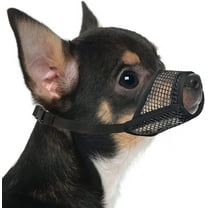 Dog Muzzle, Soft Mesh Muzzles for Small Medium Large Dogs Chihuahua Poodle
Husky Labrador Retriever, Breathable Dog Mouth Guard for Biting Chewing
Grooming, Allow Panting Drinking, Easy to Use