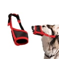 thumbnail image 1 of Dog Muzzle,Soft Padded Nylon Breathable Air Mesh Muzzle, Anti Biting Barking Chewing Design with Adjustable Loops For Small Medium and Large Dogs(XS), 1 of 5