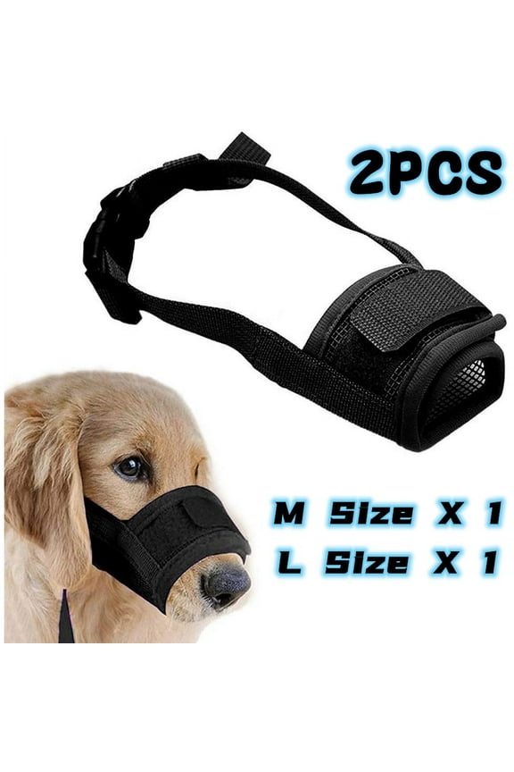 Dog Muzzle Soft Pet Muzzle Breathable Anti Biting Barking Chewing Mesh Dog Muzzle