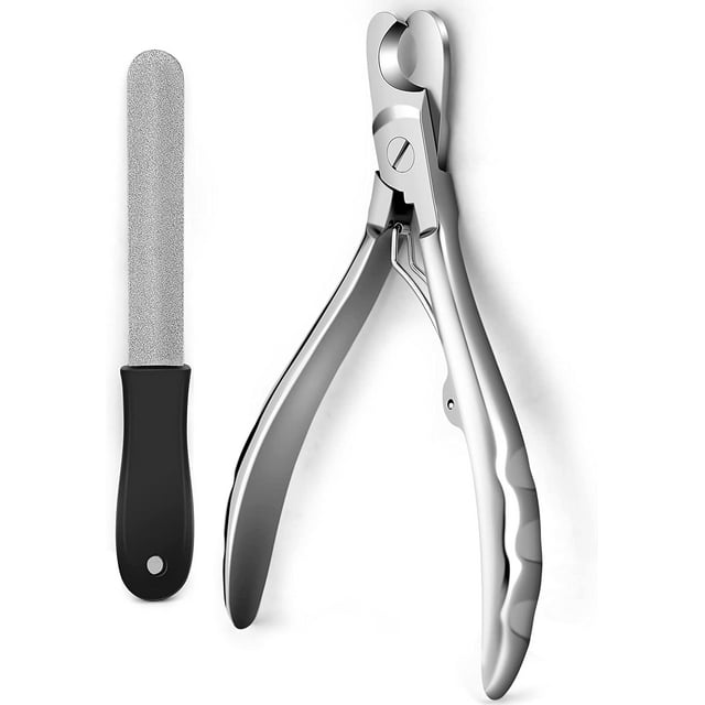 Dog Nail Clippers with Nail File, Professional Heavy Duty Dog Nail