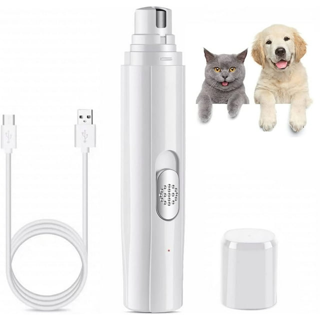 2Speed Electric Dog Nail Grinder, Rechargeable & Painless, Suitable for All Sizes