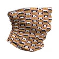 thumbnail image 1 of Dog Neck Gaiter, Square Form Funny Puppy Heads, Unisex, Multicolor, by Ambesonne, 1 of 3