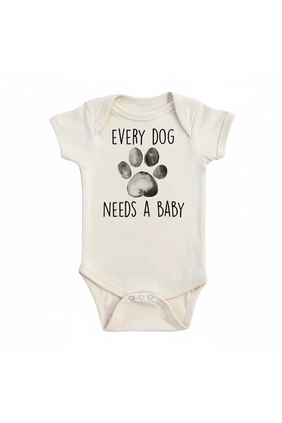 Dog Needs Newborn Baby Bodysuit