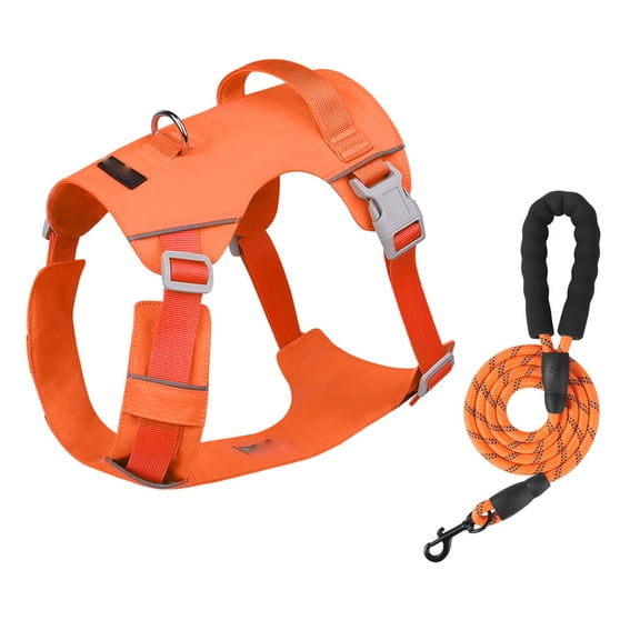 Dog No Pull Harness, Lightweight Reflective Mesh Vest with ID Tag Pocket, Adjustable Walking Safety Gear for Large Dogs 1 Pack B S