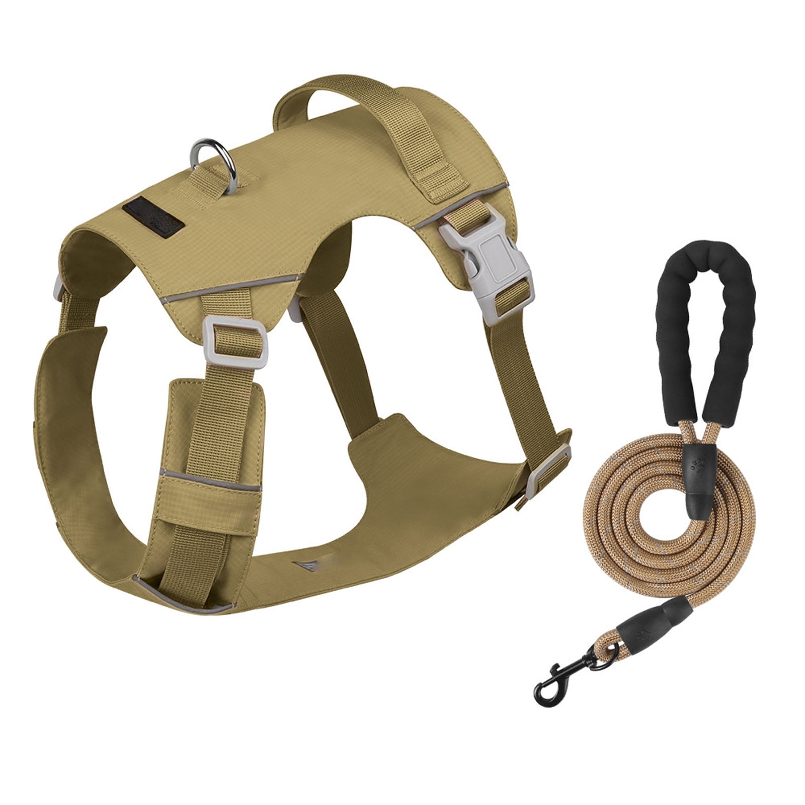 Dog No Pull Harness, Lightweight Reflective Mesh Vest with ID Tag Pocket, Adjustable Walking Safety Gear for Large Dogs 1 Pack C L