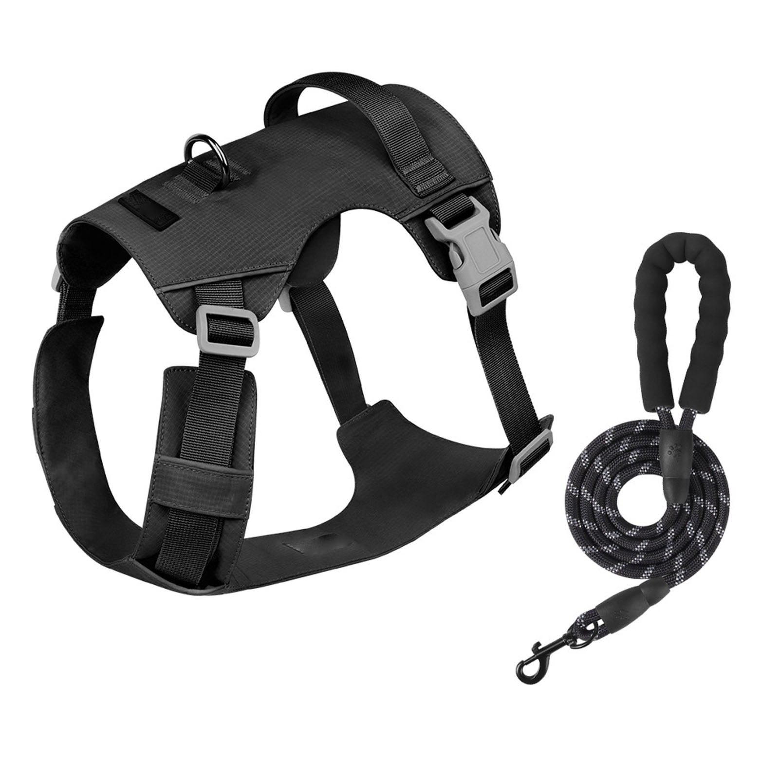 Dog No Pull Harness, Lightweight Reflective Mesh Vest with ID Tag Pocket, Adjustable Walking Safety Gear for Large Dogs 1 Pack D XL