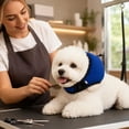thumbnail image 1 of Dog Noise Reducing Ear Muffs Adjustable Comfort Pet Ear Protection Covers Soft Padded Hearing Protection Headgear For Small Medium Large Dogs Indoor Outdoor Use(Blue-L), 1 of 8