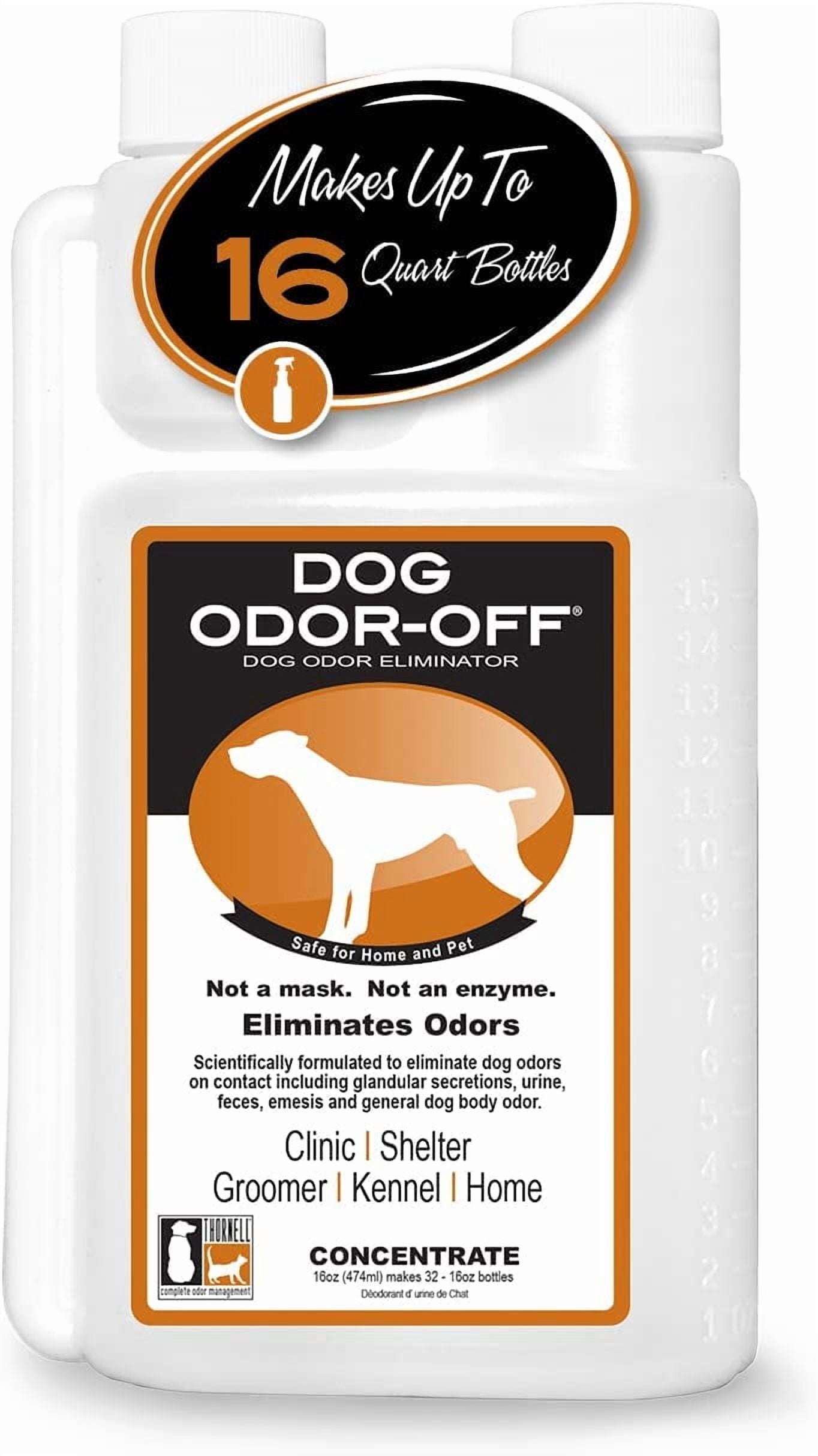 Dog Odor-Off Concentrate Pet Smell Odor Eliminator for Dog Urine Feces Odors Pet Odor Eliminator Concentrate Pet Urine Odor (16 oz)