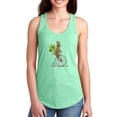 thumbnail image 1 of Dog On A Unicycle Racerback Tank Women -Fab Funky Designs, Female Small, 1 of 4