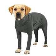 FACSIMILE PUBLISHER Dog Onesie After Surgery Pet Surgical Recovery Suit Anti Shedding Suit for Female Male Dog Long Sleeve Claming Pajamas with Legs