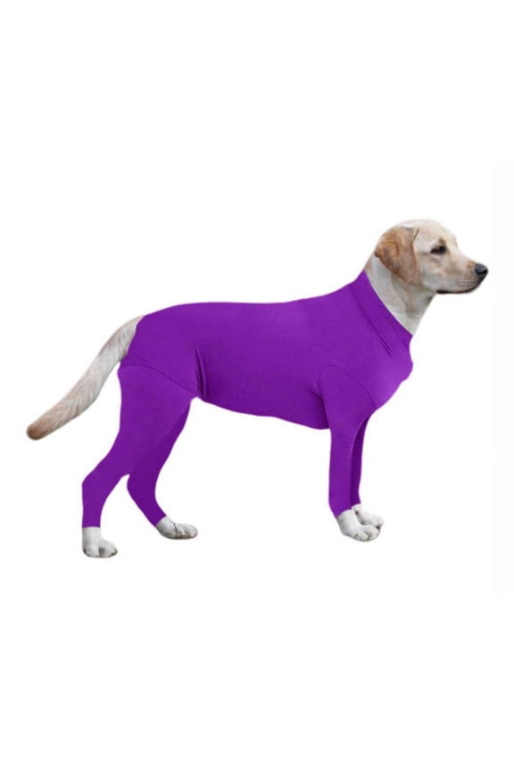 Dog Onesie Bodysuit Surgery Recovery Post Operative Protection Suit,Prevent Shedding Hair Anxiety Calming Shirt Jumpsuit,Long Sleeve Dog Clothe E-Collar Alternative Keep Dog from Licking Wound