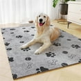 thumbnail image 1 of Dog Pad 50X70Cm Washable Pet Mat, Thickened Anti-Slip Dog Bed With Paw Print Pattern, Waterproof And Wear-Resistant Pet Sleeping Mat For Indoor Use, 1 of 4
