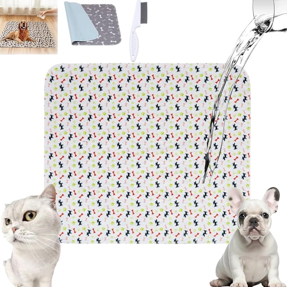 Dog Pads with Pheromones, Washable Reusable Absorbent Pee Pads for Dogs, Leak & Odor Proof, Easy to Clean