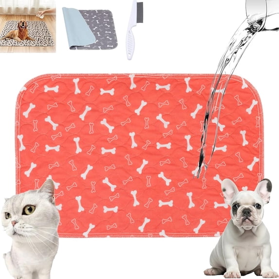 Dog Pads with Pheromones, Washable Reusable Absorbent Pee Pads for Dogs, Leak & Odor Proof, Easy to Clean
