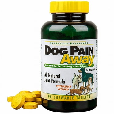 Dog Pain Reliever - Treats Arthritis And Joint Pain And Increases Mobility - 90 Dog Chewable Tablets