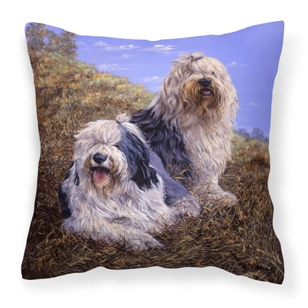 Dog Painting Fabric Decorative Pillow