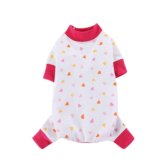 Dog Pajamas, Denbek Dog Pajamas Breathable Pjs Puppy Clothes Cute Jammies Doggie Onesie Stretchy Soft Sleepwear for Spring Summer Pet Costume