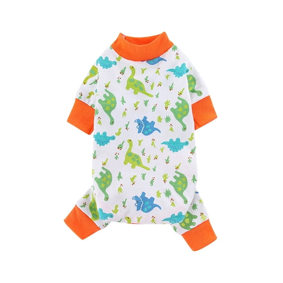 Dog Pajamas, Denbek Dog Pajamas Breathable Pjs Puppy Clothes Cute Jammies Doggie Onesie Stretchy Soft Sleepwear for Spring Summer Pet Costume