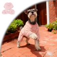 thumbnail image 1 of Dog Pajamas with Leash D-Ring, Fuzzy Sweater Onesie for Small Dogs, Warm Pet Jumpsuit Shirt, Lightweight Puppy Cat Clothes Coat Outfits for Chihuahua, 1 of 6