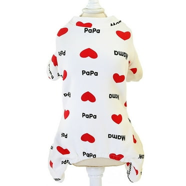 Dog Pajamas For Small Dogs, Chihuahua Pajamas, Puppy Clothes, Extra Small Puppy Pjs, Soft Pet Onesies,Dog Shirts Chihuahua Yorkie Teacup Cat Clothing - S