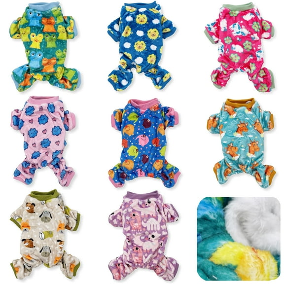 Dinosaur Shape Flannel Dog Cat Jumpsuit, Four Legs Warm Winter Pet ...