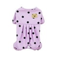 thumbnail image 1 of Dog Pajamas, Summer Dog Jumpsuit, Soft Breathable Dog Pajamas with Polka Dots, 1 of 7