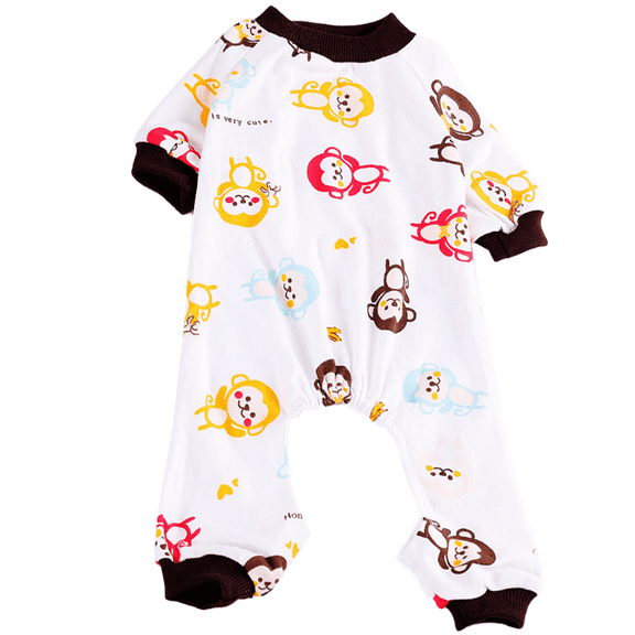 Dog Pajamas for Small Dogs , Chihuahua Pajamas, Cute Warm Tiny Dog Clothes Outfit, Extra Small Puppy Pjs