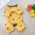 thumbnail image 1 of Dog Pajamas for Small Medium Large Dogs, 4-Way Stretch Pet Pjs, Soft Comfortable Pet Clothes for All Breeds Boy Girl Dogs(2XL,Yellow), 1 of 3