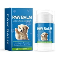 Dog Paw Balm, 30g, Paw Pad Moisturizer & Nose Balm, Natural Paw Protection for Dogs, Soothes Cracked Paws, Dry Nose & Elbows, Safe & Lickable Paw Cream for Hot Pavement & Cold Weather
