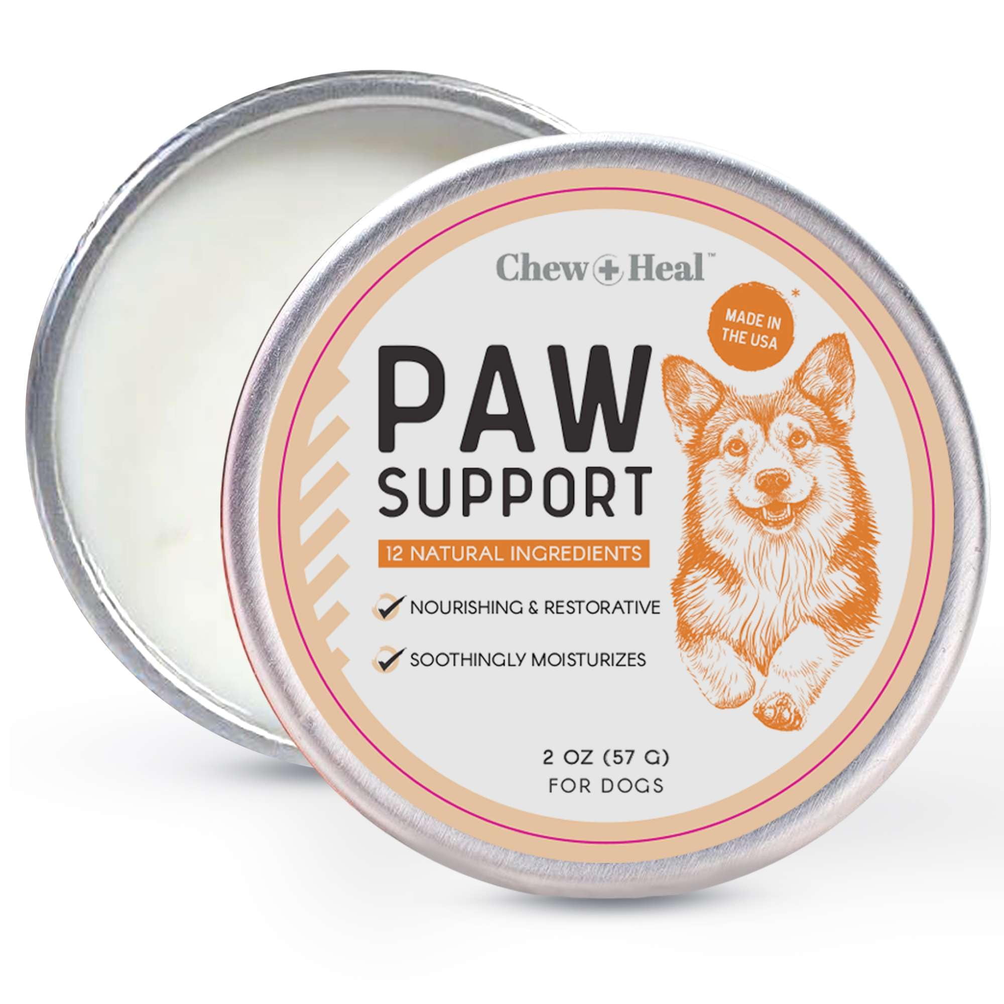 Coconut Oil On Dog Paw Pads Dog Paw Balm - MSF2 Soothing Paw Protector with Shea Butter, Coconut